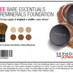 Free Bare Escentuals Sample at JCPenney