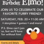 Elmo's Birthday at Borders Bookstores