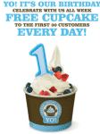 Free Cupcake at Yo! Frozen Yogurt
