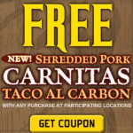 Free Taco w/Purchase at Del Taco