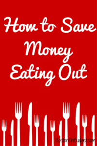 save money eating out