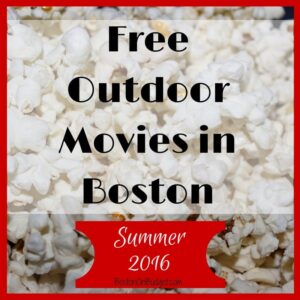 Outdoor Movie Screenings in Boston for Free