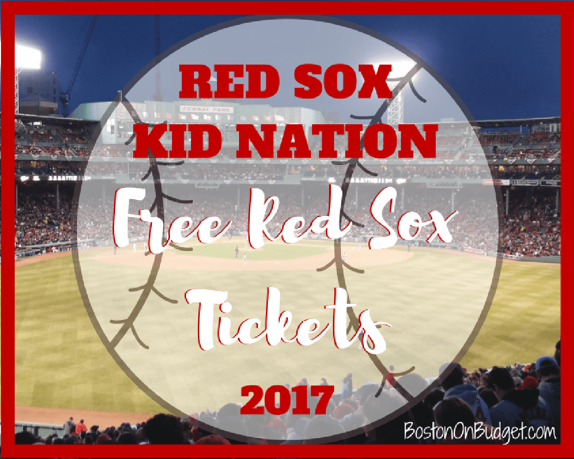 Free Red Sox Tickets for Members of Red Sox Kid Nation 