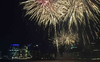 Harborfest Fireworks and Parade of Lights Cruise on Adirondack III