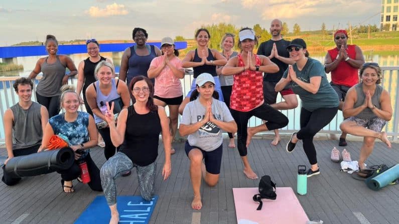 Yoga on the Lawn