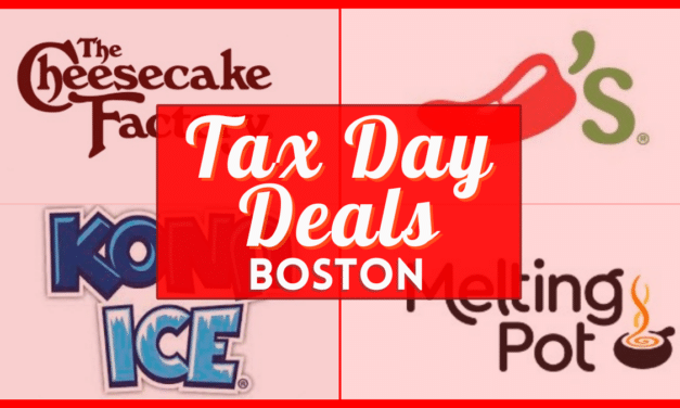 Tax Day Deals 2023 in Boston – Verified Deals & Freebies at Local Restaurants Near You