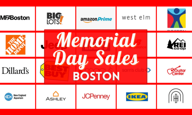 Memorial Day Sales in Boston – over 60 verified deals, discounts, and freebies from local restaurants and retail stores!