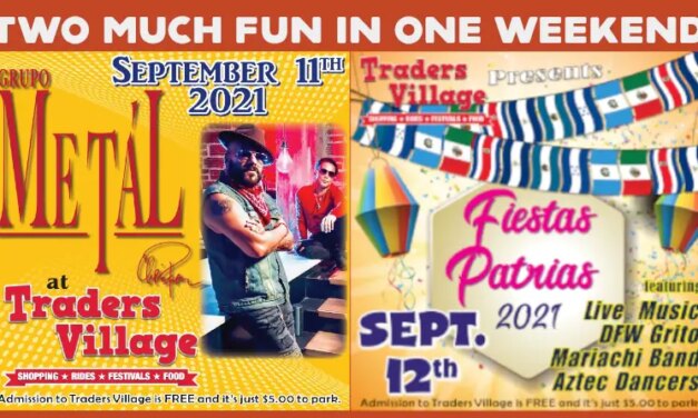 Two much fun in one weekend! Chris Perez & Fiestas Patrias Celebration at Traders Village on September 11, 12