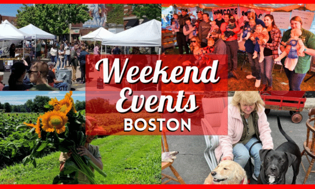 Things to do in Boston this Weekend of September 22 include Verrill Farm Sunflower Field, Belchertown Fair 2023, & More!