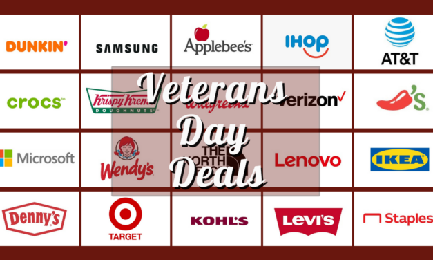 Best Veterans Day Deals 2023 – Verified Discounts and Specials from Over 50 Restaurants and 80 Retail Stores Near You!