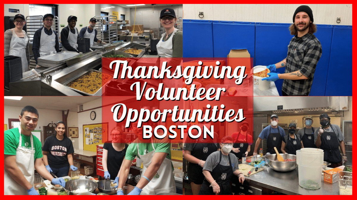 Boston Thanksgiving Volunteer Opportunities 2023