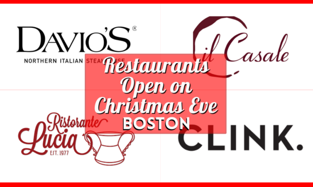 Boston Restaurants open Christmas Eve 2023 – Where to Dine Out This Holiday Season