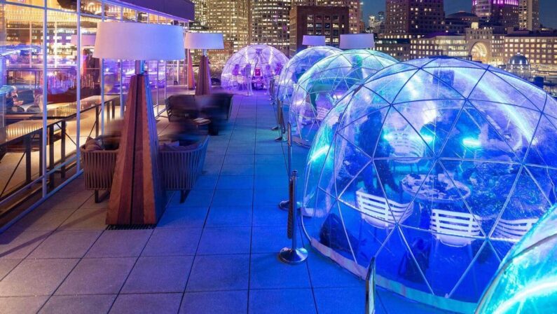 Lookout Rooftop Igloo Bar