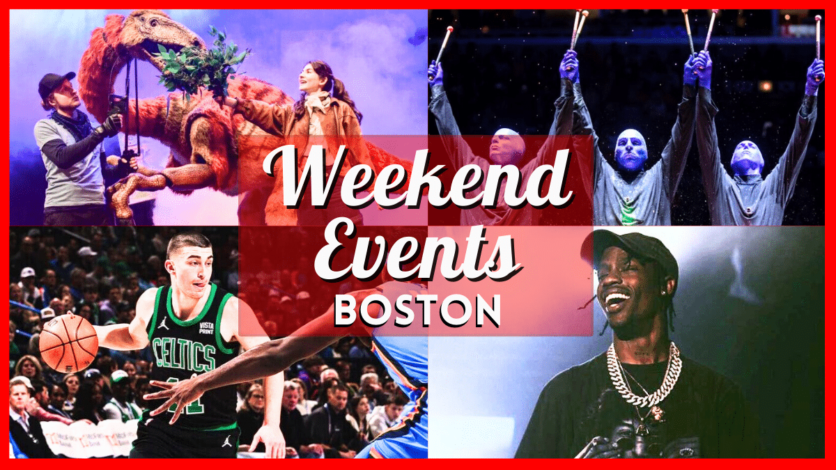 Things to do in Boston this Weekend of January 12 include Dinosaur World Live, Blue Man Group, & More!